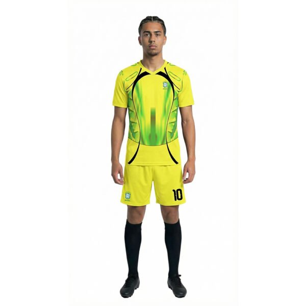 Brasil GoalKeeper Forma Önden Görünüm
