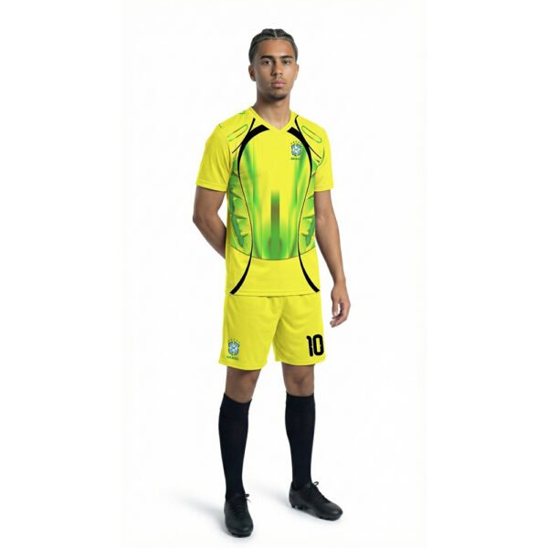 Brasil GoalKeeper Forma Çaprazdan Görünüm