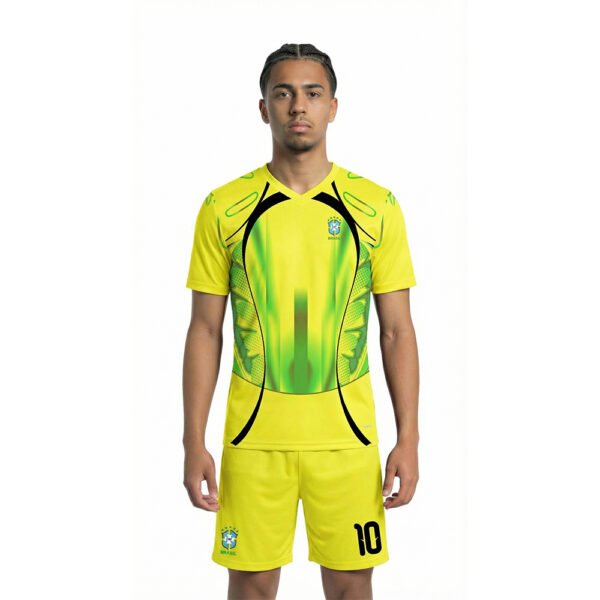 Brasil GoalKeeper Forma Önden Görünüm