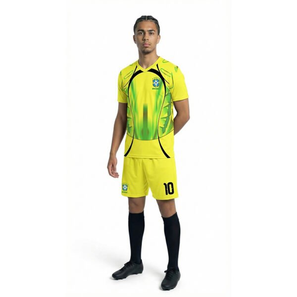 Brasil GoalKeeper Forma Çaprazdan Görünüm