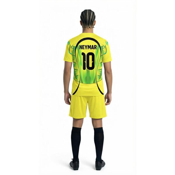 Brasil GoalKeeper Forma Arkadan Görünüm