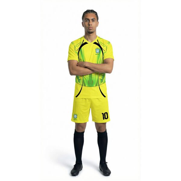 Brasil GoalKeeper Forma Önden Görünüm