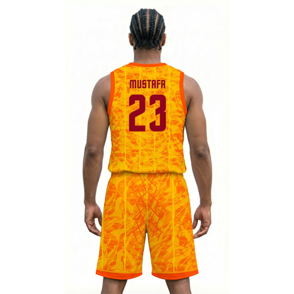 Basketbol Forması Arkadan Görünüm