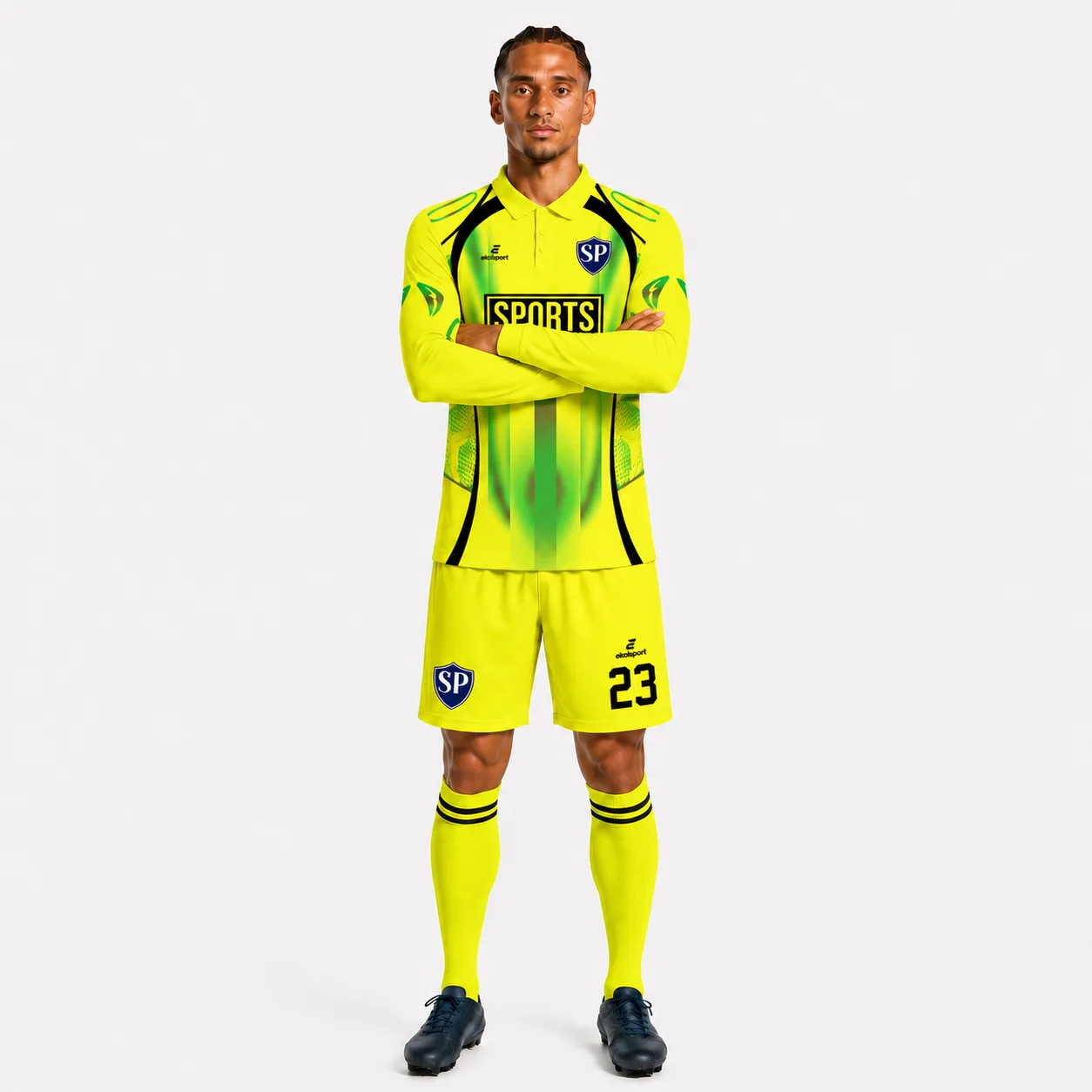 Brasil-GoalKeeper Forma Önden Görünüm