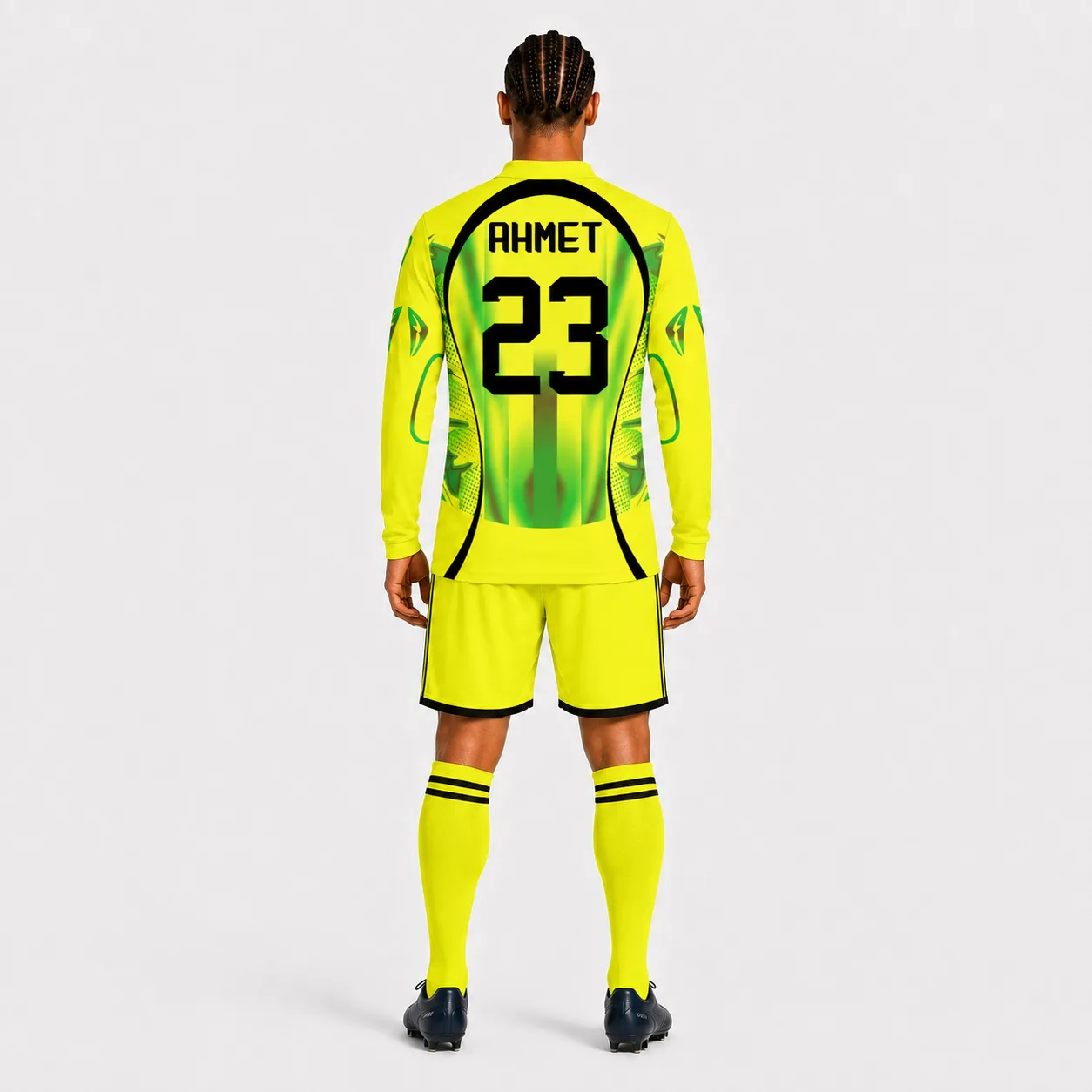 Brasil-GoalKeeper Forma Arkadan Görünüm