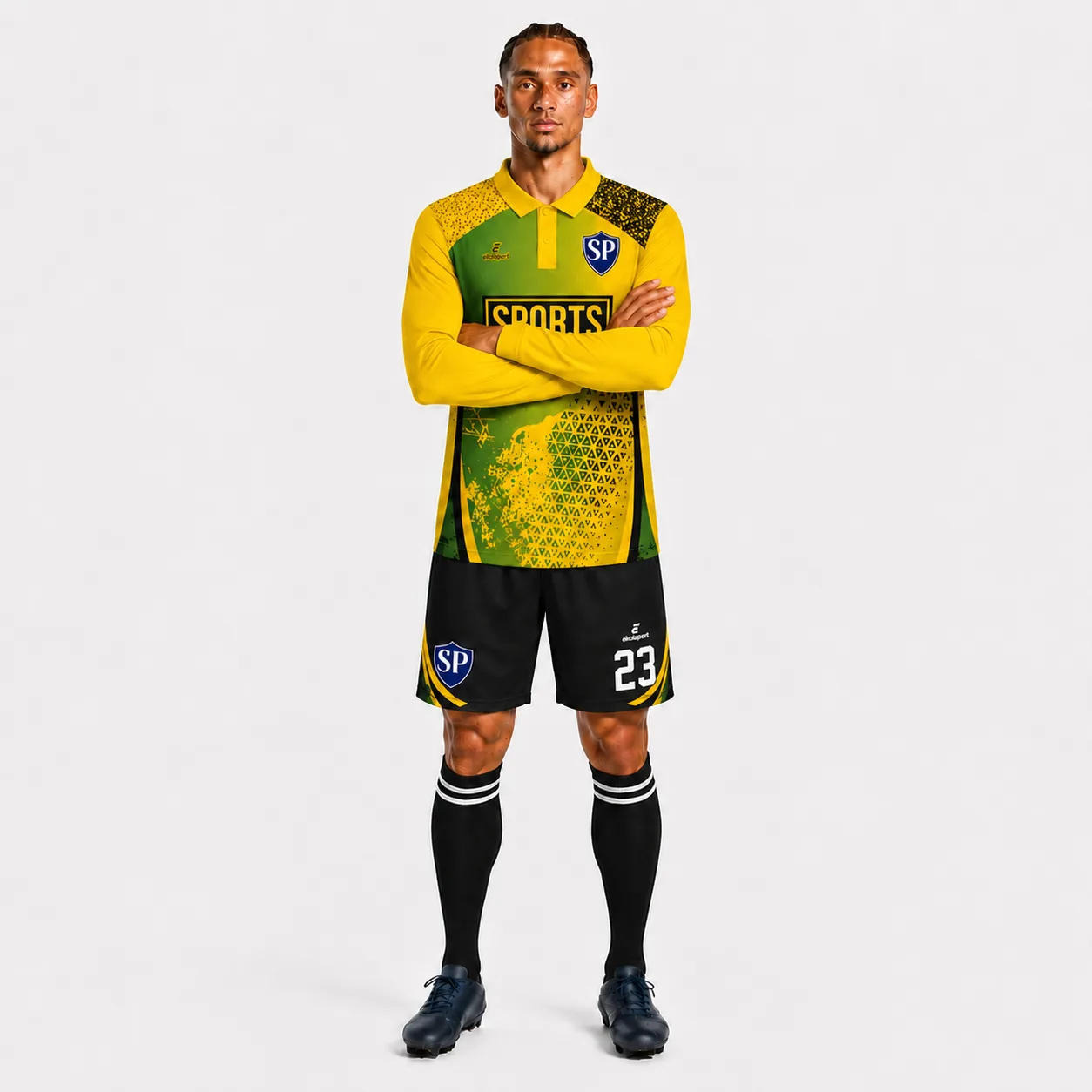 Deportivo-Tropical-Granulado Forma Önden Görünüm
