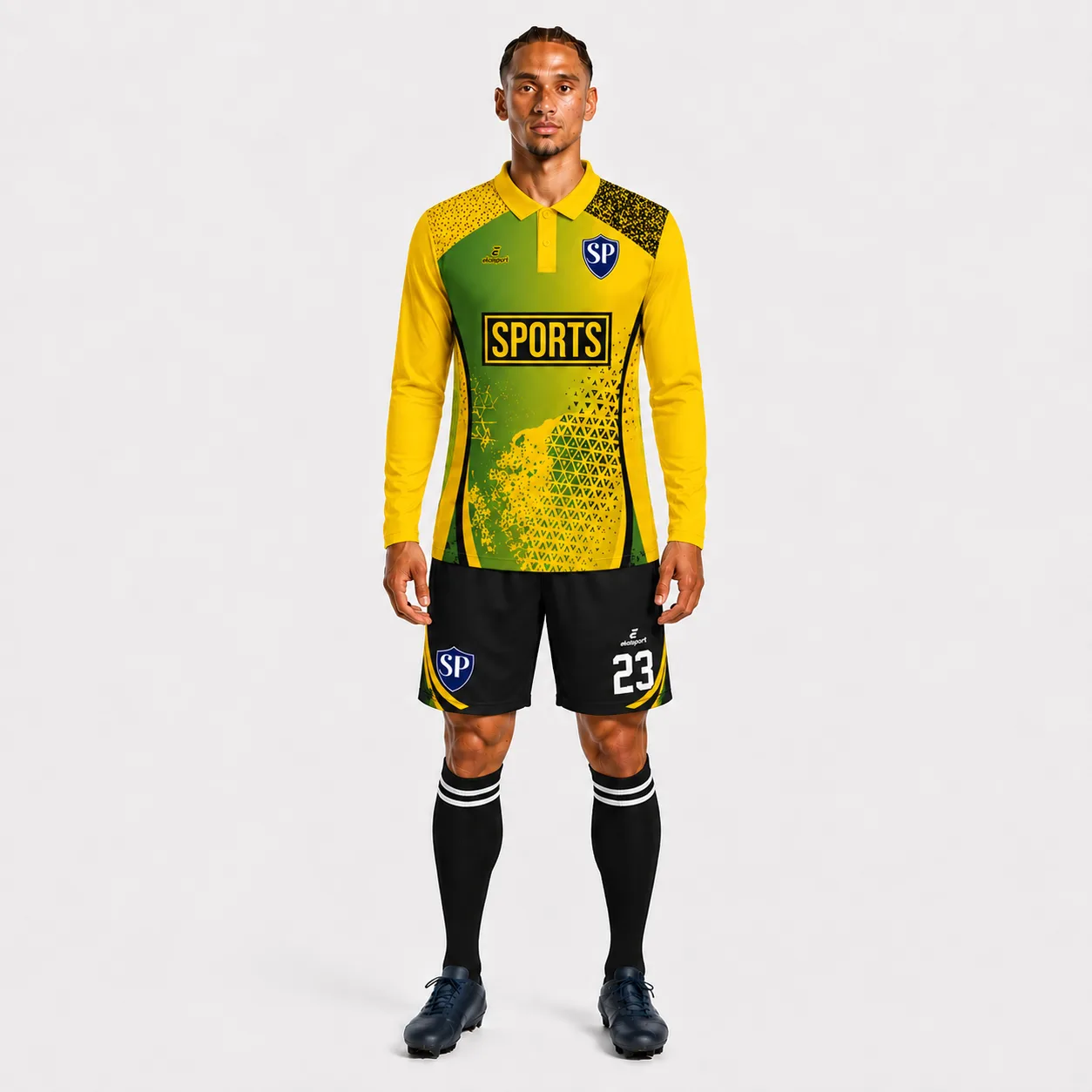 Deportivo-Tropical-Granulado Forma Önden Görünüm