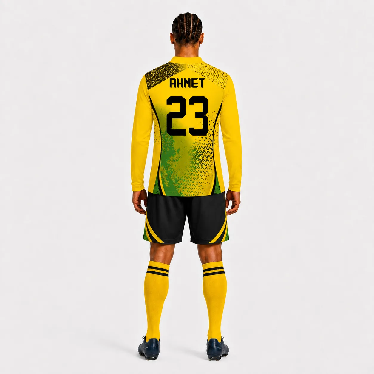 Deportivo-Tropical-Granulado Forma Arkadan Görünüm