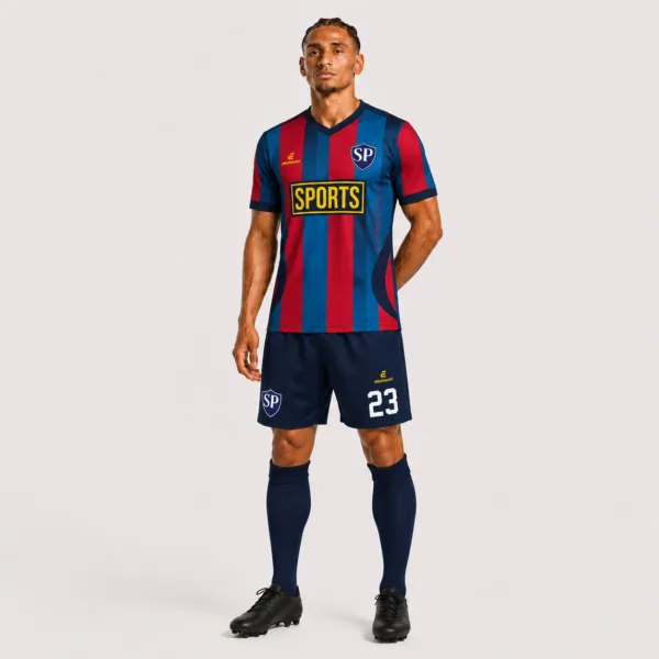 Jersey-Barcelona-De-Espana Forma Çaprazdan Görünüm