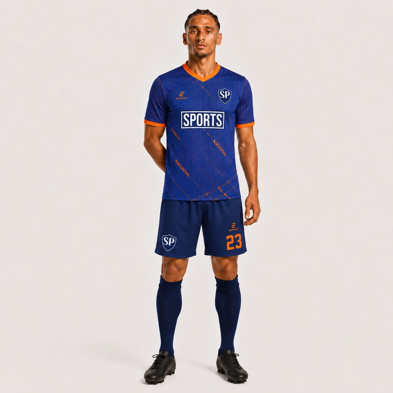 Jersey-Chelsea-FC-Concept-Azul Forma Çaprazdan Görünüm