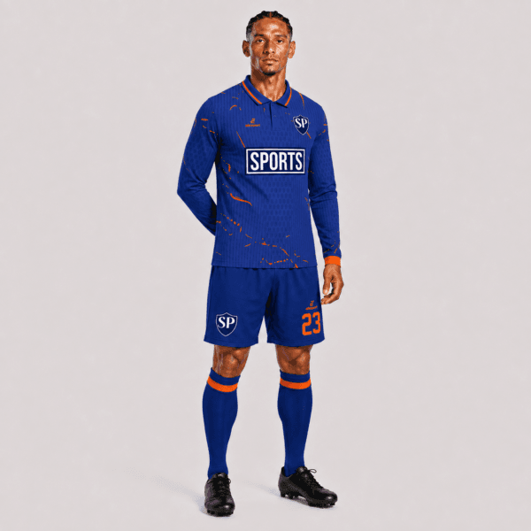 Jersey-Chelsea-FC-Concept-Azul Forma Çaprazdan Görünüm