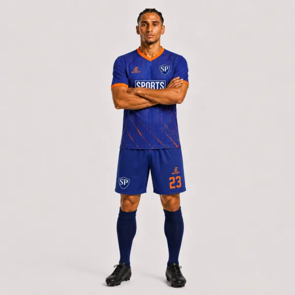 Jersey-Chelsea-FC-Concept-Azul Forma Önden Görünüm