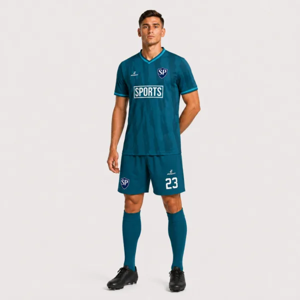 Pattern-Grunge-Sport Forma Çaprazdan Görünüm