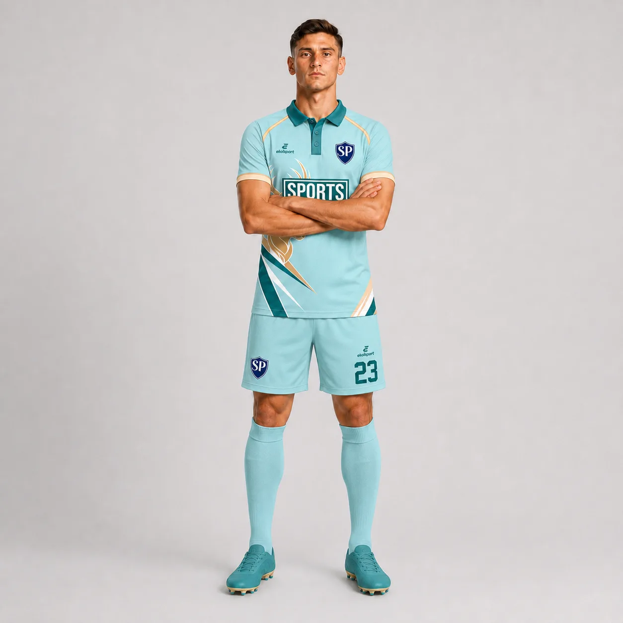 Vector-Deportivo Forma Önden Görünüm